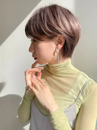 ショート Ang　山口 莉沙のヘアスタイル