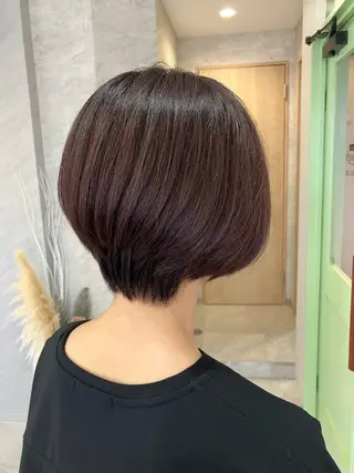 ショート 須賀 知穂のヘアスタイル