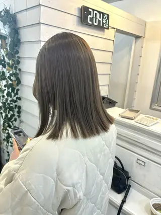 ミディアム カラー GiseL 博多筑紫口店のヘアスタイル