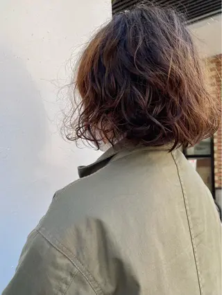 ミディアム パーマ KYOKA .のヘアスタイル