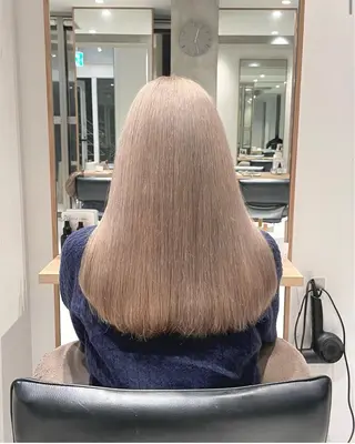 ロング ツヤ髪/透け感ヘア 💎Nokaのヘアスタイル