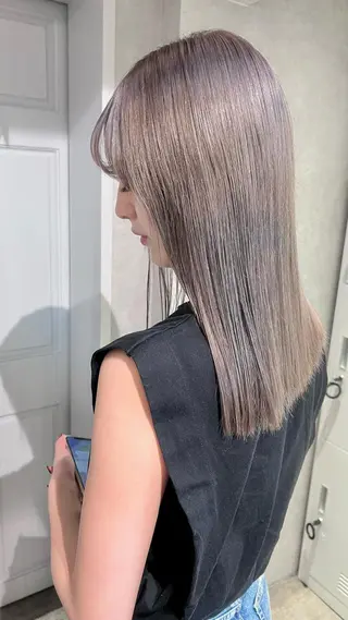 セミロング カラー サトウミノリ韓国ヘア 韓国メンズヘアのヘアスタイル