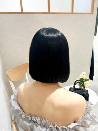 ミディアム mao/ bob オリーブcolorのヘアスタイル