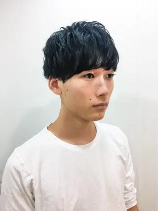 ショート パーマ ヘアアレンジ メンズ メンズスタイル ly本厚木のヘアスタイル