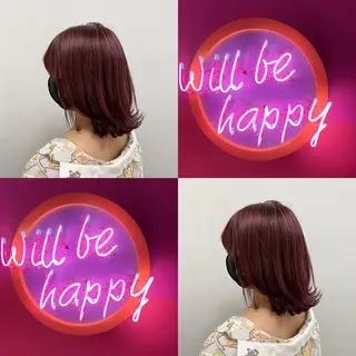 セミロング 🪞透明感カラー🫧 縮毛矯正🥇かずきのヘアスタイル