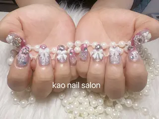 ネイル kao  パラジェル スカルプ/長さだしのネイルデザイン