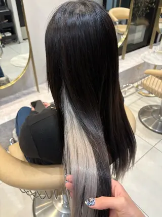 ロング かな🎀 ぷるカラー/エクステのヘアスタイル