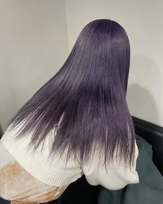 ロング カラー ボブ/レイヤーカット 縮毛矯正/コウキ新宿のヘアスタイル