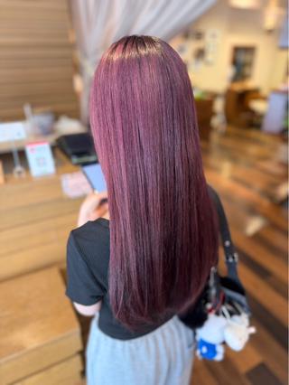 カラー ヤマダ トモナ 🍒🫧‪のヘアスタイル