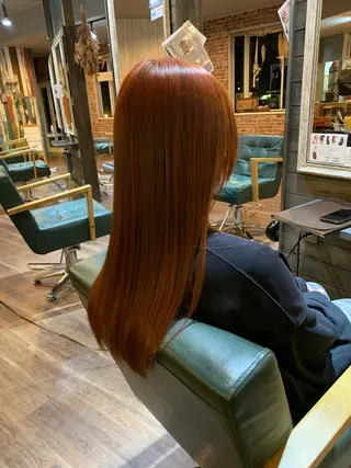 ロング カラー 河村 健太のヘアスタイル