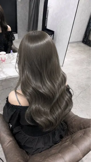 セミロング カラー 🦋透明感カラー✖️ 髪質改善🦋光希のヘアスタイル