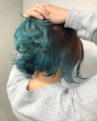 ショート カラー ヘアアレンジ メンズ 【池袋/スパイキー ショート】ⓝⓘⓜⓤのヘアスタイル