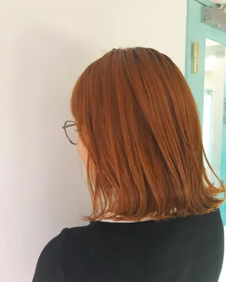 ミディアム 🍊新宿南口🍊 ERINAのヘアスタイル