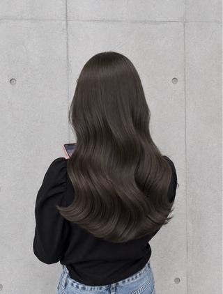 ロング カラー パーマ ヘアアレンジ メンズ 赤み消し艶カラー/美 髪☘️Reika☘️のヘアスタイル
