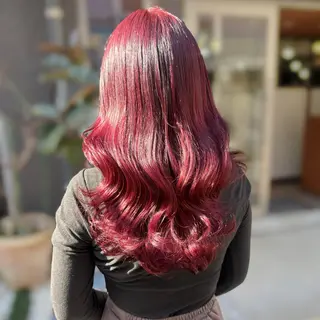 セミロング カラー ブリーチなしカラー kana🐱のヘアスタイル