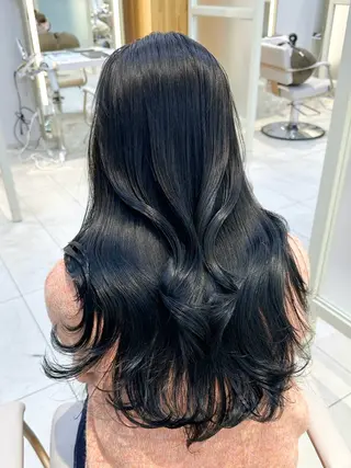 セミロング カラー 🇰🇷韓国風くびれ ヘア🇰🇷中村優大のヘアスタイル