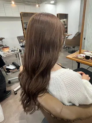 ロング カラー 縮毛矯正🌟カラー╱ ╱いいじまのヘアスタイル