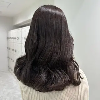 カラー うる艶かわいい🫧 夏の透明感🍨のヘアスタイル