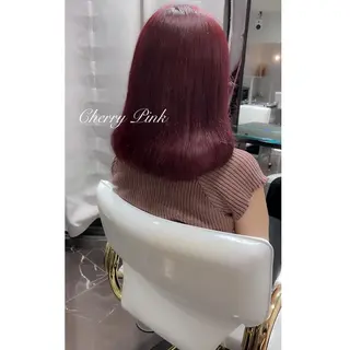 セミロング カラー miyu /トレンド カラー×艶髪のヘアスタイル