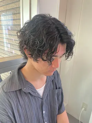 パーマ メンズ 町田エリアＮｏ．１/ パーマ特化/太田京希のヘアスタイル