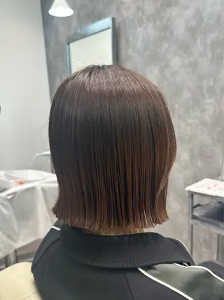 ミディアム カラー 似合わせボブ 🌻 北澤七海のヘアスタイル