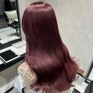 ロング カラー ⟡.·Fuka/ ヘアメ🎀暖色カラーのヘアスタイル