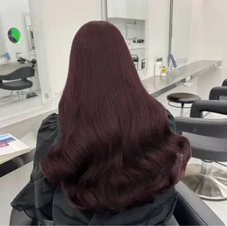 カラー 🍒ブリーチなし🍒 暖色🍒YUUNAのヘアスタイル