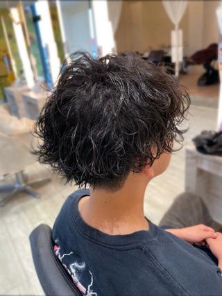 ショート パーマ 札幌美容師|ショート メンズパーマ 村上のヘアスタイル