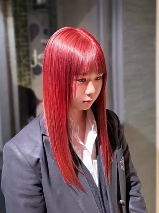 ロング カラー 🐺新宿manabu プルエクステのヘアスタイル