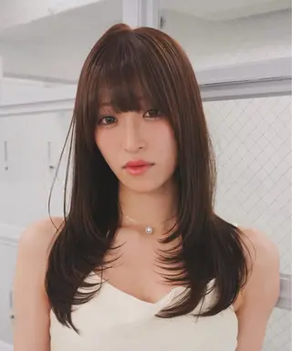 セミロング カラー ヘアアレンジ ✨綺麗が続くカット ✨/星野六三四のヘアスタイル
