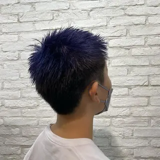 ミディアム カラー メンズ マンツーマンサロン 🤍Tanakaのヘアスタイル