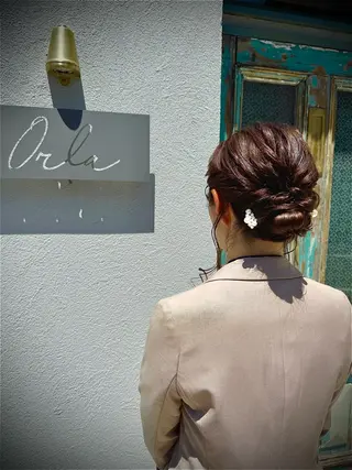 セミロング ヘアアレンジ Orla 🌿chiekoの眉毛・アイブロウイメージ
