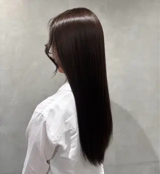 ロング カラー うる艶カラー 顔周りカット♡ikuのヘアスタイル