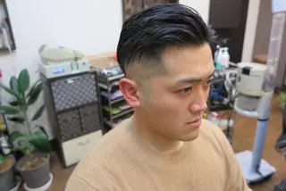 ショート 男を磨く Barber オオキのヘアスタイル