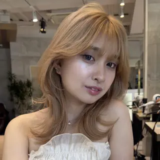 ミディアム 🌟表参道/ミディ アムレイヤー千優🌟のヘアスタイル