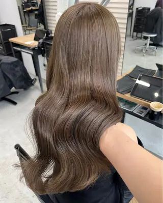 ロング カラー ヘアアレンジ 🫧透明感カラー/ ナルハ🫧のヘアスタイル