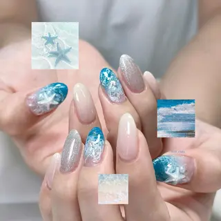 ネイル BLUE CORAのネイルデザイン