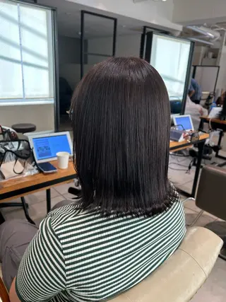 ミディアム 透明感カラー/ Ⓜ️めぐみのヘアスタイル