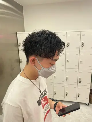 ショート パーマ メンズ 🔷横浜/メンズ TAKUMI🔷のヘアスタイル