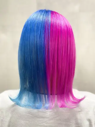 ミディアム カラー 大澤 遥斗のヘアスタイル