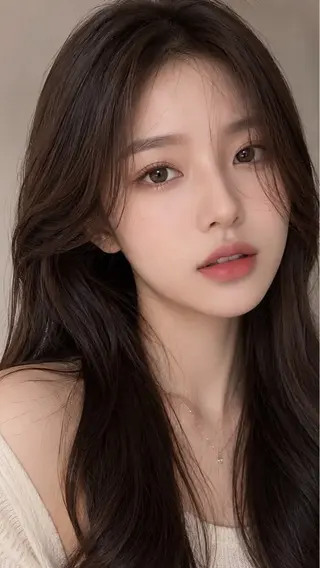 ロング 馬場 彩のヘアスタイル
