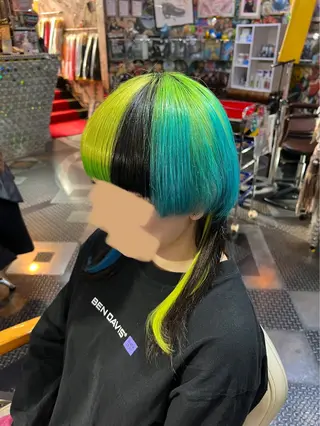 ミディアム カラー ヘアアレンジ メンズ KOYA ｺﾔのヘアスタイル