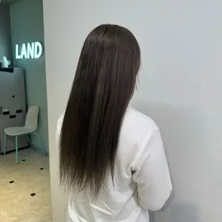 ロング 🤎モテ髪&透明感 ミルクティー🥣🤎のヘアスタイル