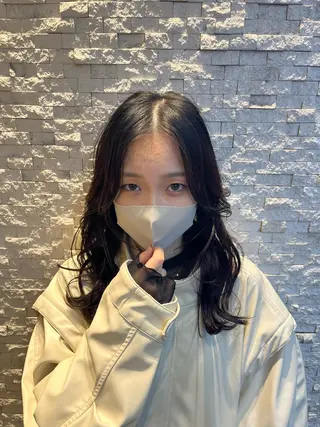 ロング カラー ヘアアレンジ 似合わせレイヤー✄﻿ ヨシノ マサキのヘアスタイル