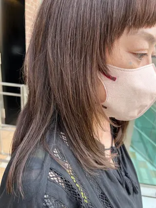 カラー パーマ ヘアアレンジ メンズ キッズ ネイル マツエク・マツパ アイブロウ 久木原 ゆりのヘアスタイル