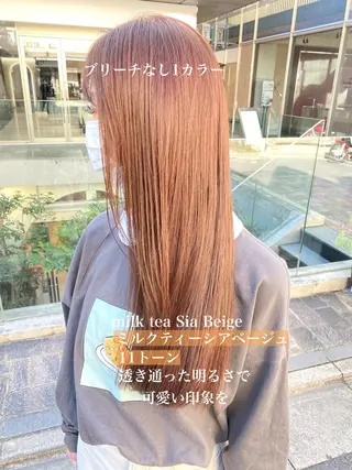 カラー ブリーチなしで 全国から予約殺到♡のヘアスタイル