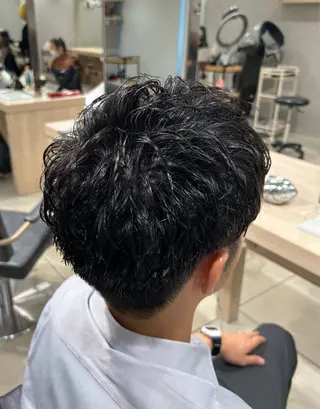 パーマ メンズ 【🎀推しカラー × 艶髪】小池 雪奈のヘアスタイル