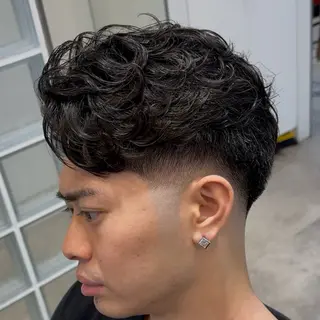 パーマ メンズ fifth 一寸木 桂斗のヘアスタイル