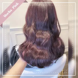 セミロング カラー miyu /トレンド カラー×艶髪のヘアスタイル