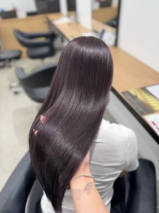 セミロング カラー ヘアアレンジ 🤍淡色ピンク&ラベ ンダーYUKI🤍のヘアスタイル